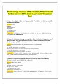Pharmacology Proctored ATI Exam 2025 &vert; 80 Questions and Verified Answers &lpar;100&percnt; Correct Answers for Guaranteed Pass&rpar;
