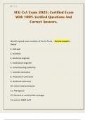 ACG CxA Exam 2025&semi; Certified Exam With 100&percnt; Verified Questions And Correct Answers&period;