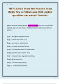 AICPA Ethics Exam And Practice Exam 2025&vert; New certified exam With verified questions and correct Answers&period;