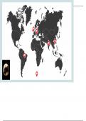 AQA A-level human geography case study map