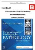 Test Bank For Comprehensive Radiographic Pathology 7th Edition By Eisenberg&period;