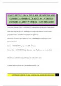 DANTE LEVEL 2 EXAM 2025 &vert; ALL QUESTIONS AND CORRECT ANSWERS &vert; GRADED A&plus; &vert; VERIFIED ANSWERS &vert; LATEST VERSION &vert; JUST RELEASED