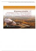 Test Bank&colon; Essentials of Maternity&comma; Newborn&comma; and Women&rsquo;s Health&comma; 6th Edition by Susan Ricci - All Chapters&vert; Latest Edition
