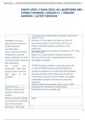 DANTE LEVEL 3 EXAM 2025&vert; ALL QUESTIONS AND  CORRECT ANSWERS &vert; GRADED A&plus; &vert; VERIFIED  ANSWERS &vert; LATEST VERSION 