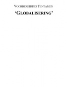 Samenvatting hoorcolleges en boek Globalisering