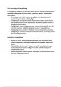 Class notes SOCL 2001 