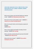 ACRE EXAM  202025&sol;2026 ACTUAL COMPLETE REAL EXAM  QUESTIONS WITH 100&percnt; CORRECT ANSWERS &lpar;VERIFIED  ANSWERS&rpar; NEWEST&period;