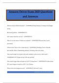 Amazon Driver Exam 2025 Questions and Answers