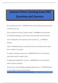 Amazon Driver Training Exam 2025 Questions and Answers
