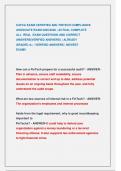 CAFCA EXAM CERTIFIED AML FINTECH COMPLIANCE  ASSOCIATE EXAM 2025&sol;2026 &vert; ACTUAL COMPLETE                    ALL  REAL  EXAM QUESTIONS AND CORRECT  ANSWERS&lpar;VERIFIED ANSWERS&rpar; &vert; ALREADY                            GRADED A&plus; &vert; VERIFIED ANSWERS &vert; NEWEST         