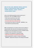 EMS JBL FINAL EXAM &vert; EMERGENCY MEDICAL SERVICES   EXAM &vert; ALL QUESTIONS AND CORRECT ANSWERS   &lpar;VERIFIED ANSWERS&rpar;  ALREADY  GRADED A&plus;                                     &vert; 2025&sol;2026 NEWEST EXAM &excl;&excl;&excl; 