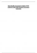 D222 Health Assessment template NEW UPDATE 2025-2026 Western Governors University