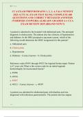 CCA EXAM PREP DOMAINS 1&comma; 2&comma; 3&comma; 4&comma; 5 & 6 NEWEST  2025 ACTUAL EXAM TEST BANK&vert; COMPLETE 600  QUESTIONS AND CORRECT DETAILED ANSWERS  &lpar;VERIFIED ANSWERS&rpar; ALREADY GRADED A&plus;&vert; CCA  EXAM REVIEW 2025 &lpar;BRAND NEW&excl;&excl;&rpar; 