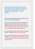 MARYLAND DRIVER IMPROVEMENT EXAM  2025&sol;2026  NEWEST EXAM &vert;  ACTUAL COMPLETE ALL REAL EXAM  QUESTIONS AND CORRECT ANSWERS &lpar;VERIFIED  ANSWERS&rpar; &vert; ALREADY GRADED A&plus;  &vert; LATEST                       VERSION &excl;&excl;&excl; 