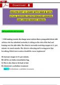 HESI RN EXIT V1 EXAM WITH NGN & SATA ACTUAL QUESTIONS AND RATIONALIZED ANSWERS&comma; 100&percnt; VERIFIED NEWEST VERSION&period; 