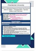 NR 511 Week 4 Midterm Exam Prep Week 1-4 Quiz Review NUR 511 Differential Diagnosis & Primary Care Practicum Exam Questions and Answers &vert; 100&percnt; Pass Guaranteed &vert; Graded A&plus; &vert; 