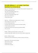 SCO 3001 Midterm 2 &ndash; A&plus; Graded &comma; Real Exam Questions from University lec