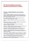 CIT 105 Final &lpar;2025&rpar; Actual Exam Questions and Answers A&plus; Graded&period;