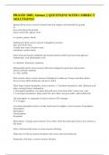PRAXIS 5005&colon; Science &vert;&vert; QUESTIONS WITH CORRECT SOLUTIONS&excl;&excl;