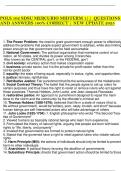 POLS 102 SDSU MERCURIO MIDTERM 1&vert;&vert;  QUESTIONS AND ANSWERS 100&percnt; CORRECT &vert; NEW UPDATE 2025