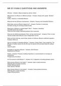 ME 331 EXAM 2 QUESTIONS AND ANSWERS
