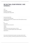 NR 546 FINAL EXAM VERSION 1 AND VERSION 2 QUESTIONS & ANSWERS WITH COMPLETE SOLUTION LATEST 2025 &sol; 2026 A&plus; GRADE FREE&period;