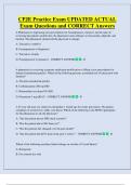 CPJE Practice Exam UPDATED ACTUAL   Exam Questions and CORRECT Answers 