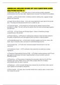 AMERICAN AIRLINES EXAMS SET 2025 QUESTIONS ANSD SOLUTIONS RATED A&plus;