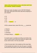 ARGUS CERT EXAM REVIEW &lpar;ACTUAL 2025&sol;2026&rpar; QUESTIONS  WITH VERIFIED CORRECT ANSWERS
