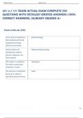 68W ALC LPC EXAM ACTUAL EXAM COMPLETE 230  QUESTIONS WITH DETAILED VERIFIED ANSWERS &lpar;100&percnt;  CORRECT ANSWERS&rpar; &sol;ALREADY GRADED A&plus; 