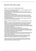 MN POST TEST STUDY GUIDE