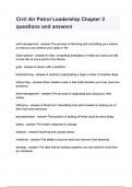 Civil Air Patrol Leadership Chapter 2 questions and answers