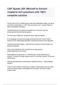 CAP Spaatz JOF &lpar;Mitchell to Earhart chapters&rpar; test questions with 100- complete solution&period;