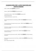 COLORADO MPJE PART 1 LATEST QUESTIONS AND VERIFIED ANSWERS