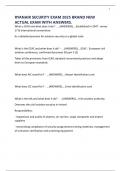 RYANAIR SECURITY EXAM 2025 BRAND NEW ACTUAL EXAM WITH ANSWERS&period;