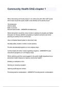 Community Health EAQ chapter 1 questions and answers&period;