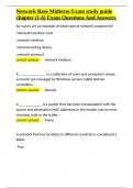 Network Base Midterm Exam study guide chapter &lpar;1-6&rpar; Exam Questions And Answers&period;docx