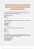 Understanding Pathophysiology 2nd Edition&vert; &vert;Chapter 1 - 42 &vert; All Chapters With Answers And Rational2025 Edition