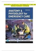 Test Bank For Anatomy and Physiology for Emergency Care&comma; 3rd Edition By Bledsoe&vert; Verified Chapter's 1 - 20 &vert; Newest Edition