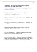 HOSA EMT ACTUAL EXAM 2025 BRAND NEW ACTUAL EXAM WITH ANSWERS