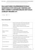DLM ASCP-2025 COMPREHENSIVE EXAM QUESTIONS WITH DETAILED VERIFIED AND 100&percnt; CORRECT ANSWERS BRAND NEW EXAM ALREADY GRADED A&plus;&excl;&excl;