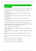 WGU C173 Design Process Graded A&plus; -Solved