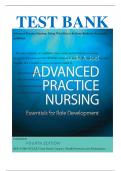 Advanced Practice Nursing Essentials &ndash; Joel 4th Edition &ndash; Complete Test Bank &vert; Multiple Choice Exam Prep