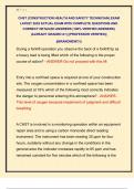 CHST &lpar;CONSTRUCTION HEALTH AND SAFETY TECHNICIAN&rpar; EXAM  LATEST 2025 ACTUAL EXAM WITH COMPLETE QUESTIONS AND  CORRECT DETAILED ANSWERS &lpar;100&percnt; VERIFIED ANSWERS&rpar;  &vert;ALREADY GRADED A&plus;&vert; &vert;&vert;PROFESSOR VERIFIED&vert;&vert;   &vert;&vert;BRANDNEW&excl;&excl;&excl;&vert;&vert;