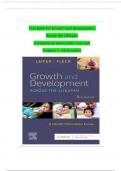 Test Bank For Growth and Development Across the Lifespan 3rd Edition By Gloria Leifer&comma; Eve Fleck&period;