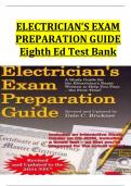 ELECTRICIAN&rsquo;S EXAM PREPARATION GUIDE Eighth Ed Test Bank