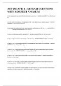 AET &lpar;NCATT&rpar; 1 &ndash; 50 EXAM QUESTIONS WITH CORRECT ANSWERS&period;