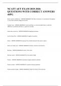 NCATT AET EXAM 2025-2026 QUESTIONS WITH CORRECT ANSWERS 
