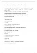 CEA FNP Board Certification Prep Exam Questions and Answers Graded A