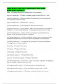 NFHS WRESTLING RULES 2025 QUESTIONS ANSD SOLUTIONS RATED A&plus;